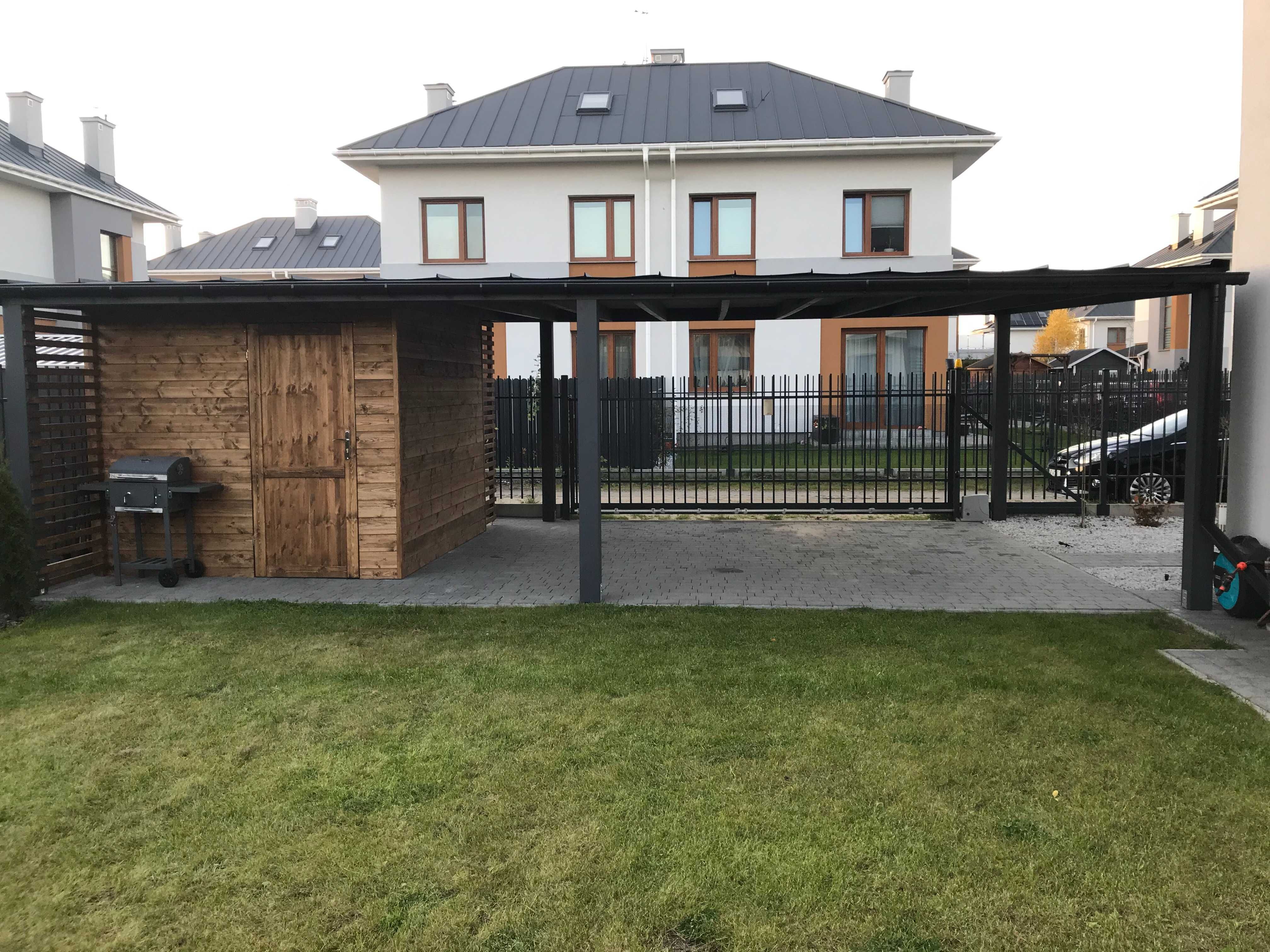 Wiata na samochód pomieszczenie gospodarcze schowek carport kompleks