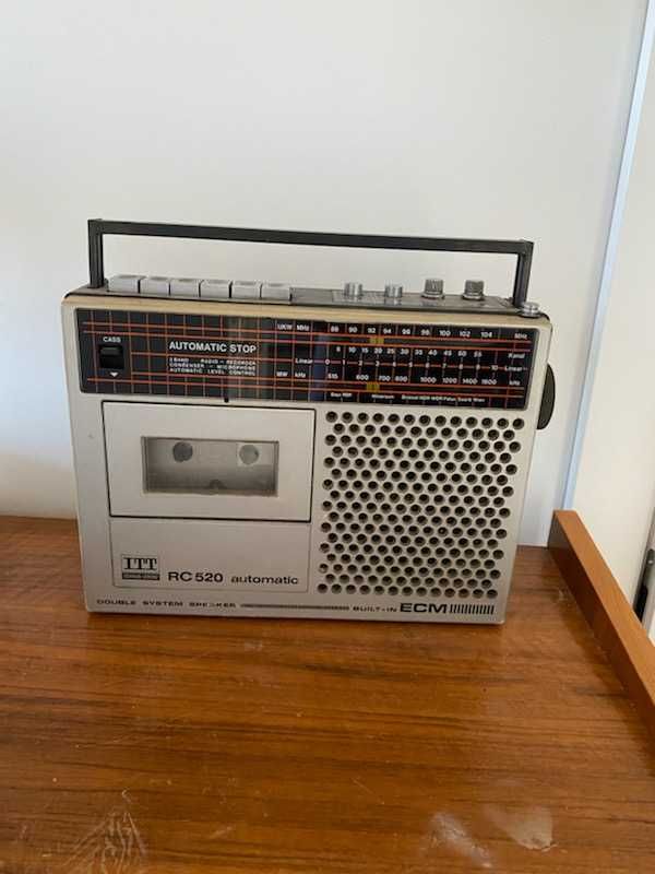 radiomagnetofon ITT RC 520 AUTOMATIC ecm kasetowiec retro