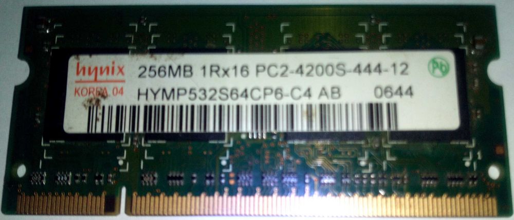 "пам'ять" для ноутбука