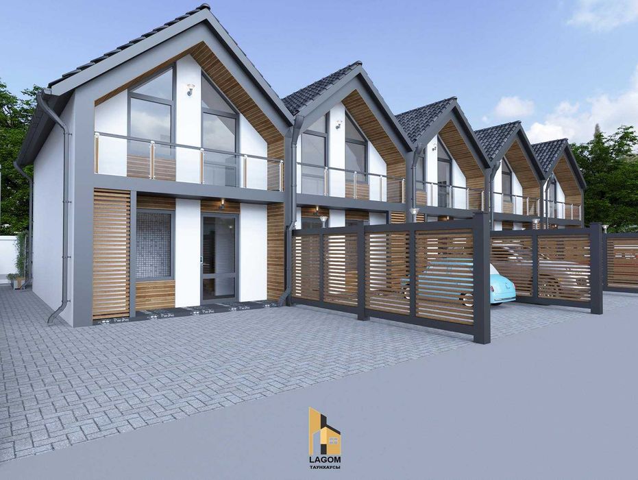 Таунхаус для жизни в Лесках. 5 мин. к морю. Рассрочка