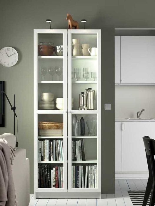 Estante, branco, 80x30x202 cm