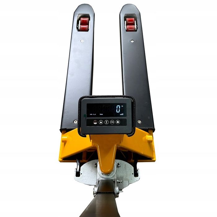 Wózek paletowy z wagą 2t, paleciak z wagą, ważący, wózek do palety