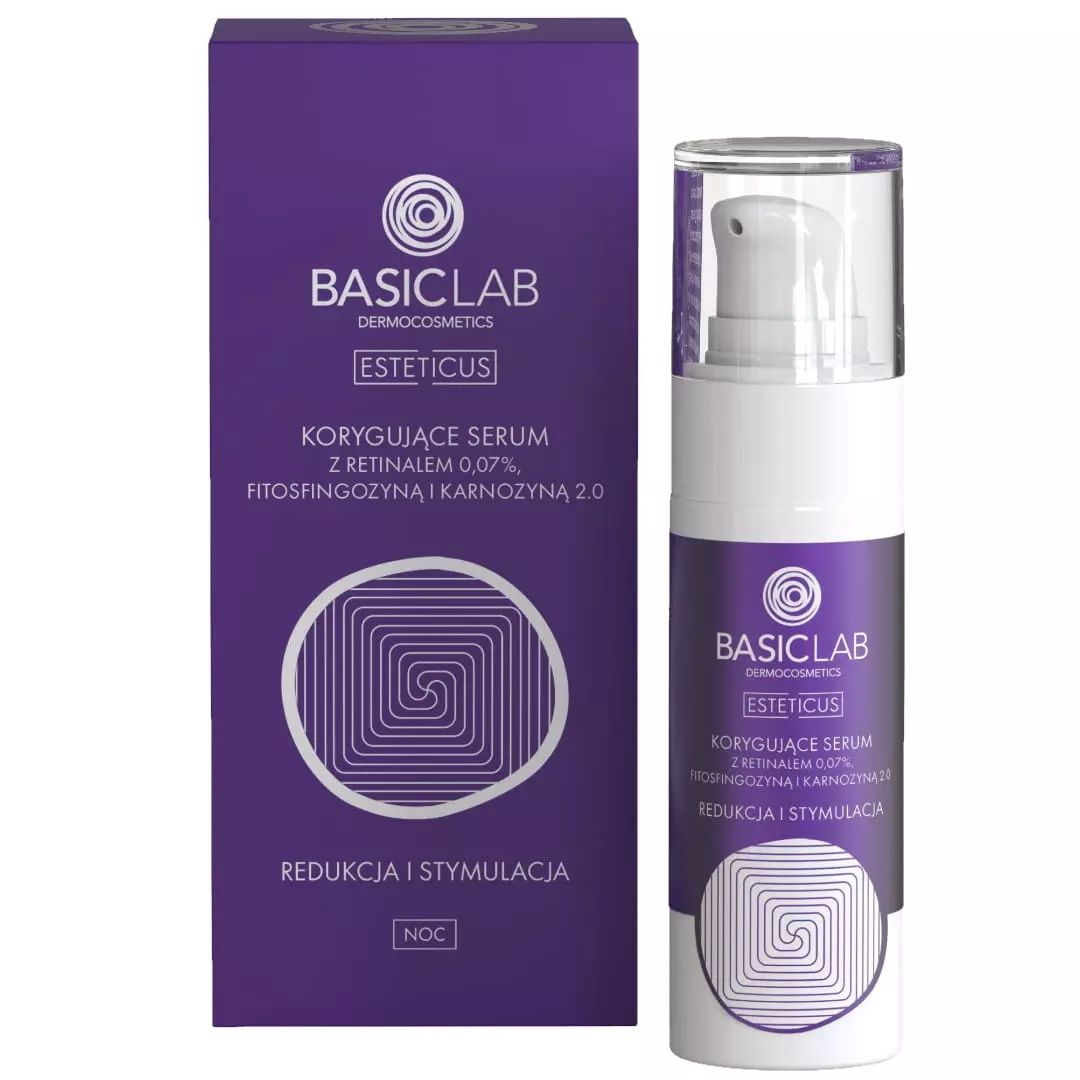 BASICLAB- Korygujące serum z retinalem 0,07%