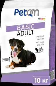 Сухой корм для собак Happy Dog PetQM Basic Adult 10 кг