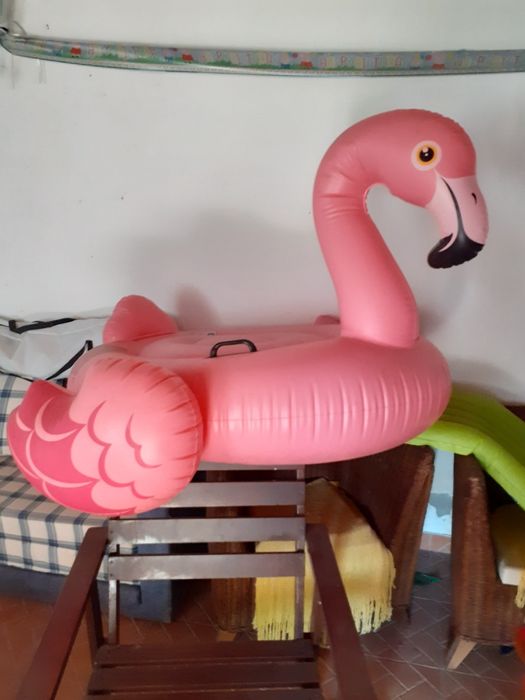 Flamingo insuflável