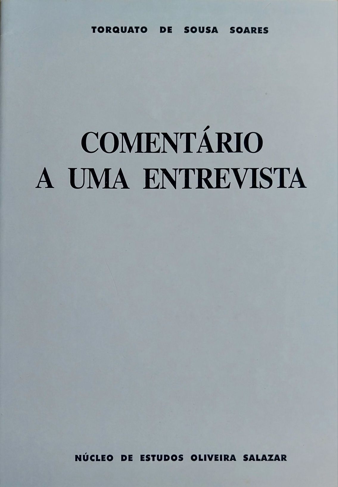 Comentário a uma entrevista