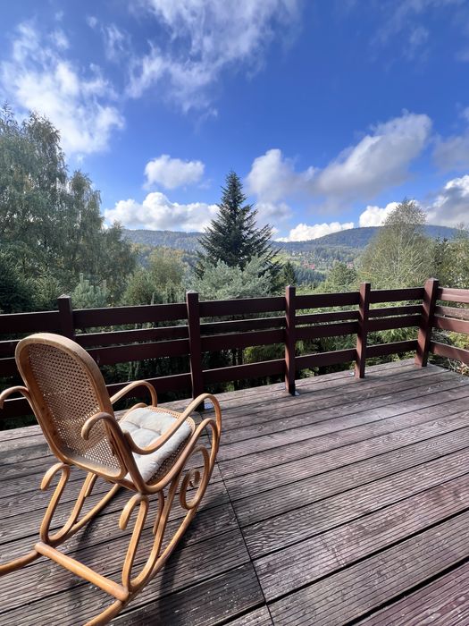 Świerkowa Chata – malowniczy widok na Kocierz Rychwałdzki