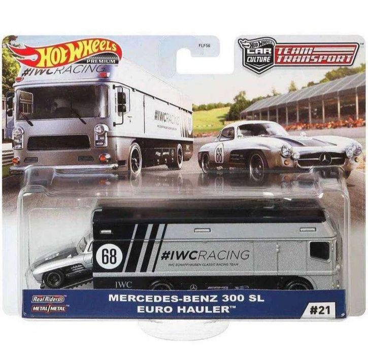 Hot wheels Mercedes 300SL IWC Team Transport