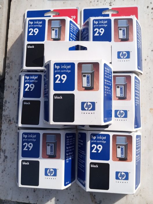 Tinteiros.  HP 29 preto