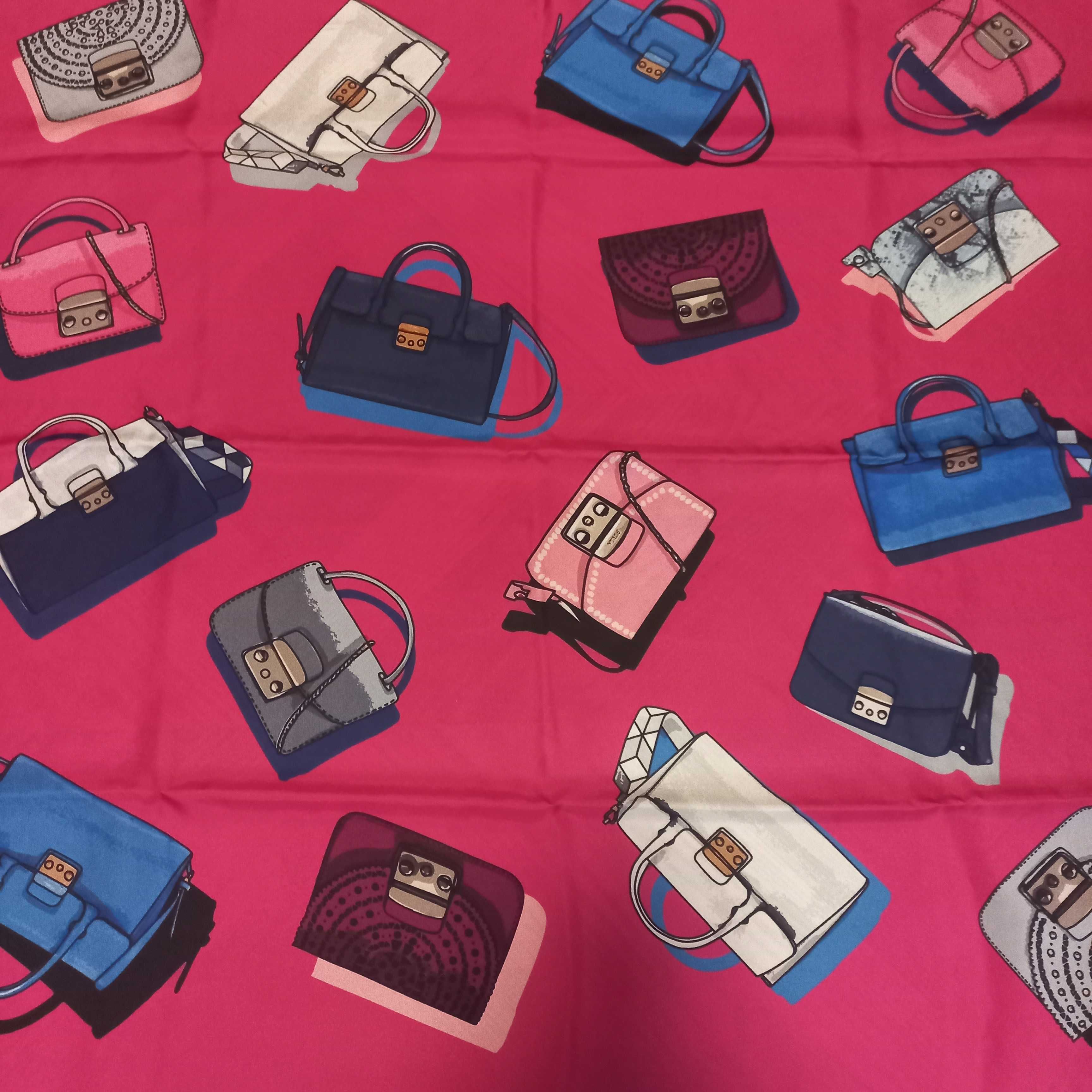 Furla! Оригінал! Шикарний шовковий платок/хустка!