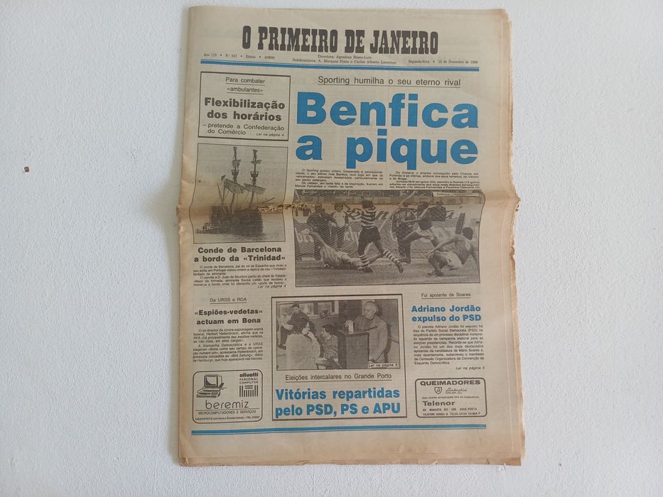 Sporting Benfica 7 a 1