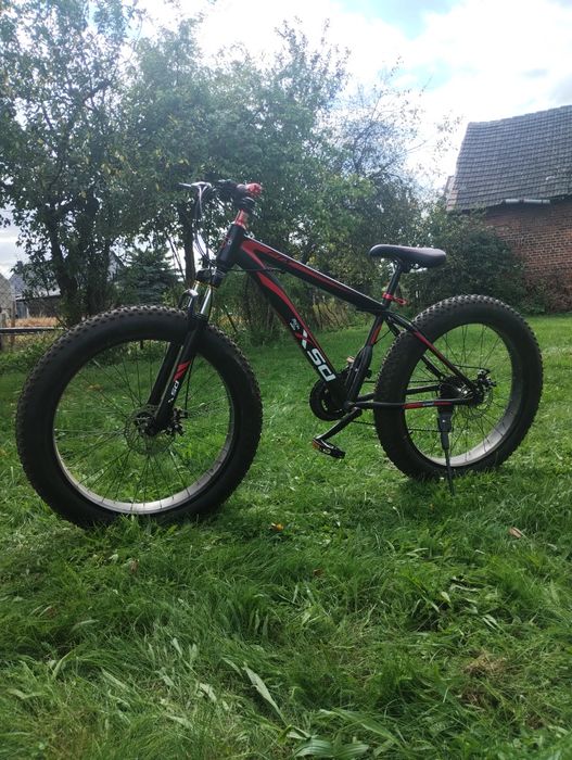 Rower fatbike XSD Shimano amortyzatory koło 26x4.0