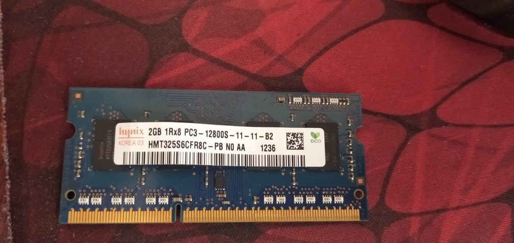 DDR 3 оперативная память для ноутбука на 2Gb