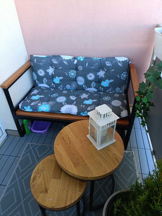 Nogi typu pająk z blatem Jesion