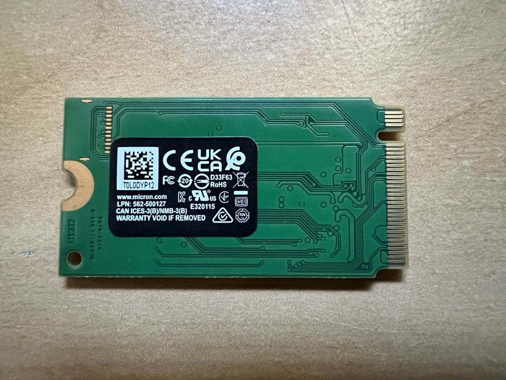 SSD M.2 2450 micron 256GB