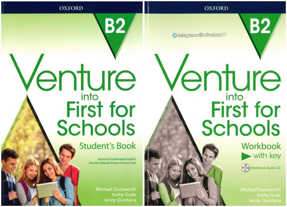 Venture into First for Schools (FCE) B2 (Учебник + Тетрадь + Аудио)