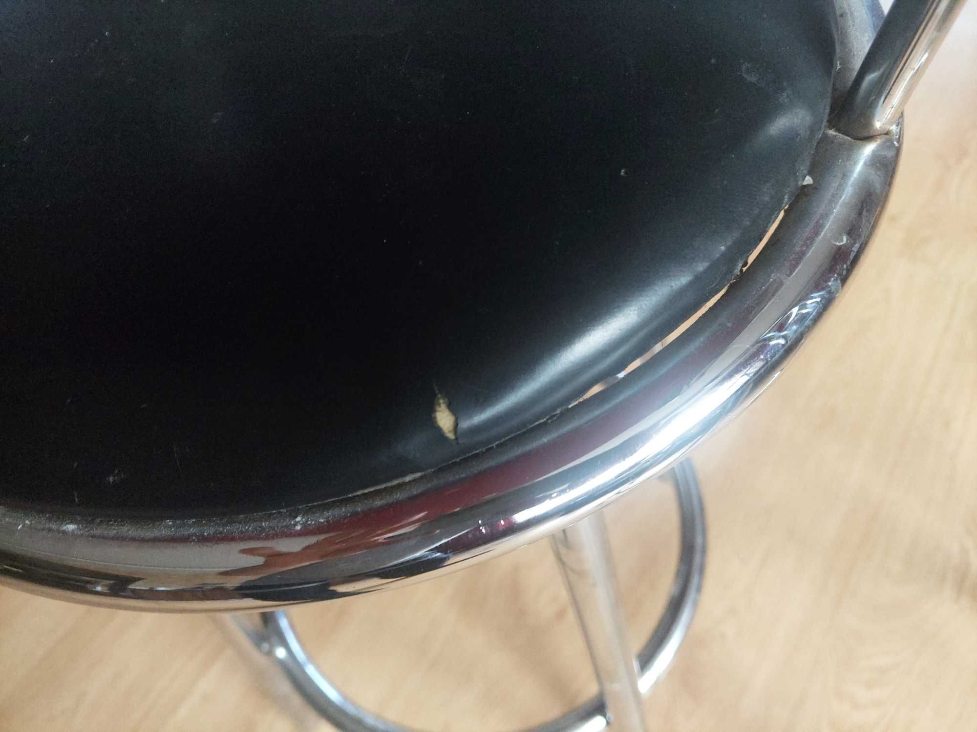 Hoker obrotowy chromowany 2 szt