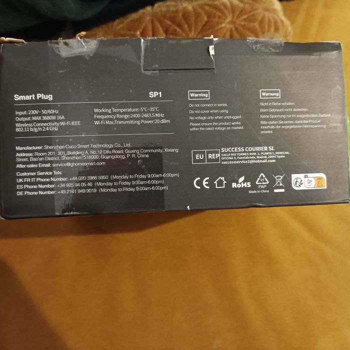 Inteligentne gniazdka GHome Smart Plug