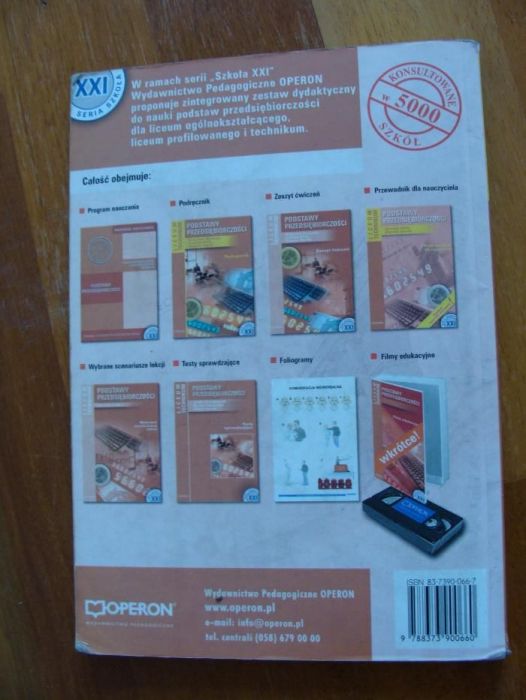 podstawy przedsiębiorczości operon 2004 wysyłka książka
