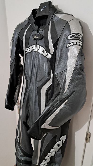 Spidi 48 jednoczęściowy kombinezon motocyklowy skórzany sportowy 1PC