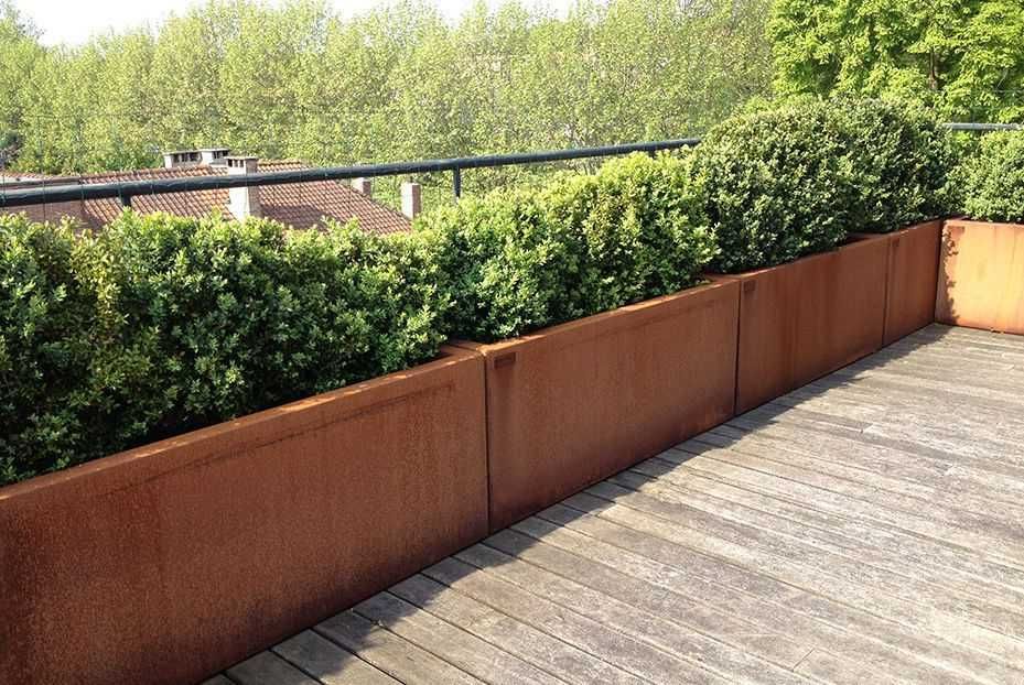 Fabricamos Floreiras em Aço Corten