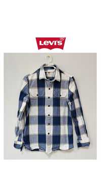 Levi's męska koszula w kratę XS biało- niebieska