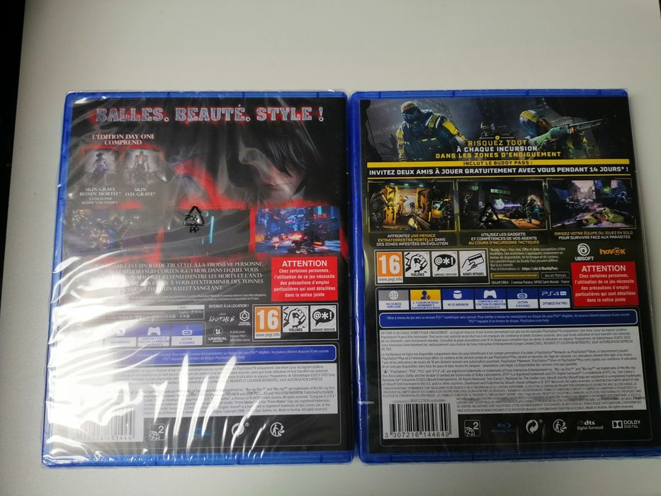 Zestaw gier Ps4 GunGrawe GORE Rainbow Six Extraction