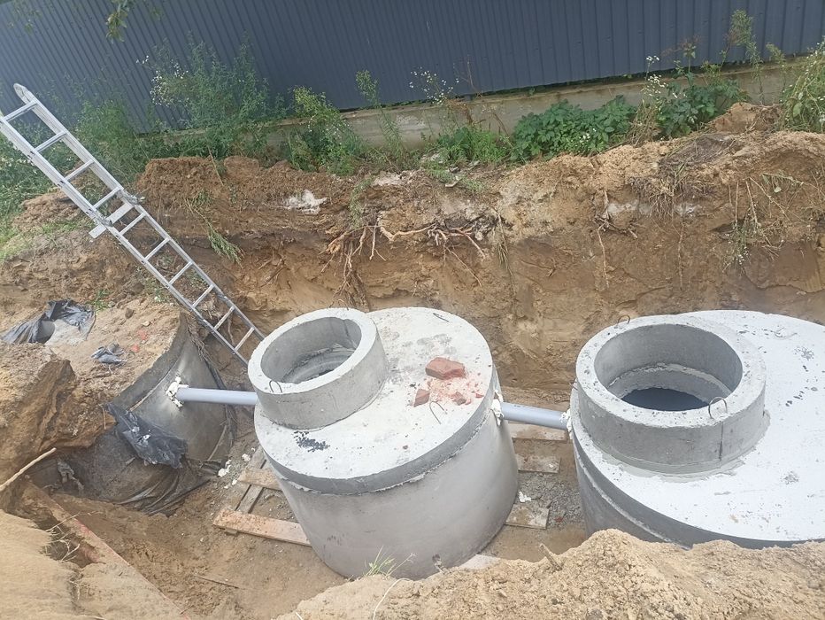 Септик,каналізація під ключ, гідроізоляція дренаж водовідведення