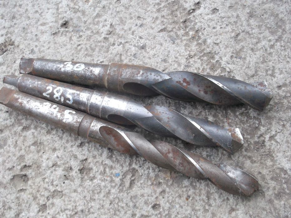 wiertła morsea 24,5mm i 28,5mm i 30mm wiertarka stołowa