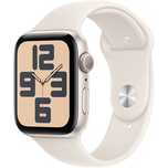Zegarek Apple Watch SE gen 2 beżowy szkło ochronne pasek