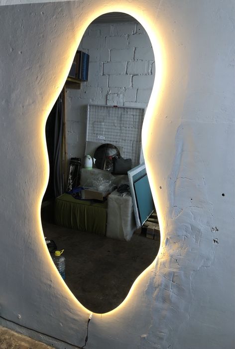 Дзеркало з led підсвіткою. Гримерне дзеркало. Дзеркало для салона