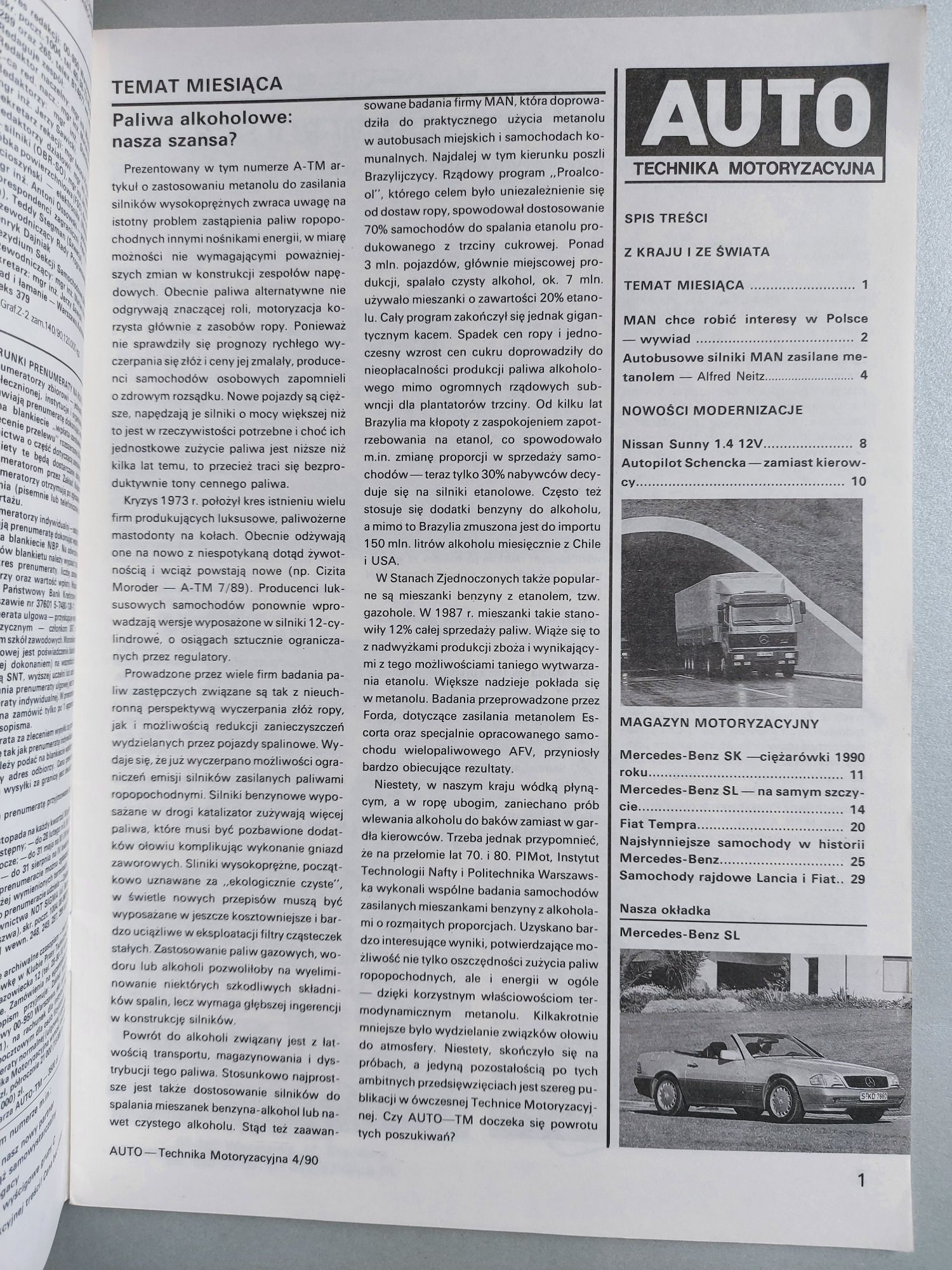 Auto technika motoryzacyjna - Stare czasopismo sprzed 30 lat