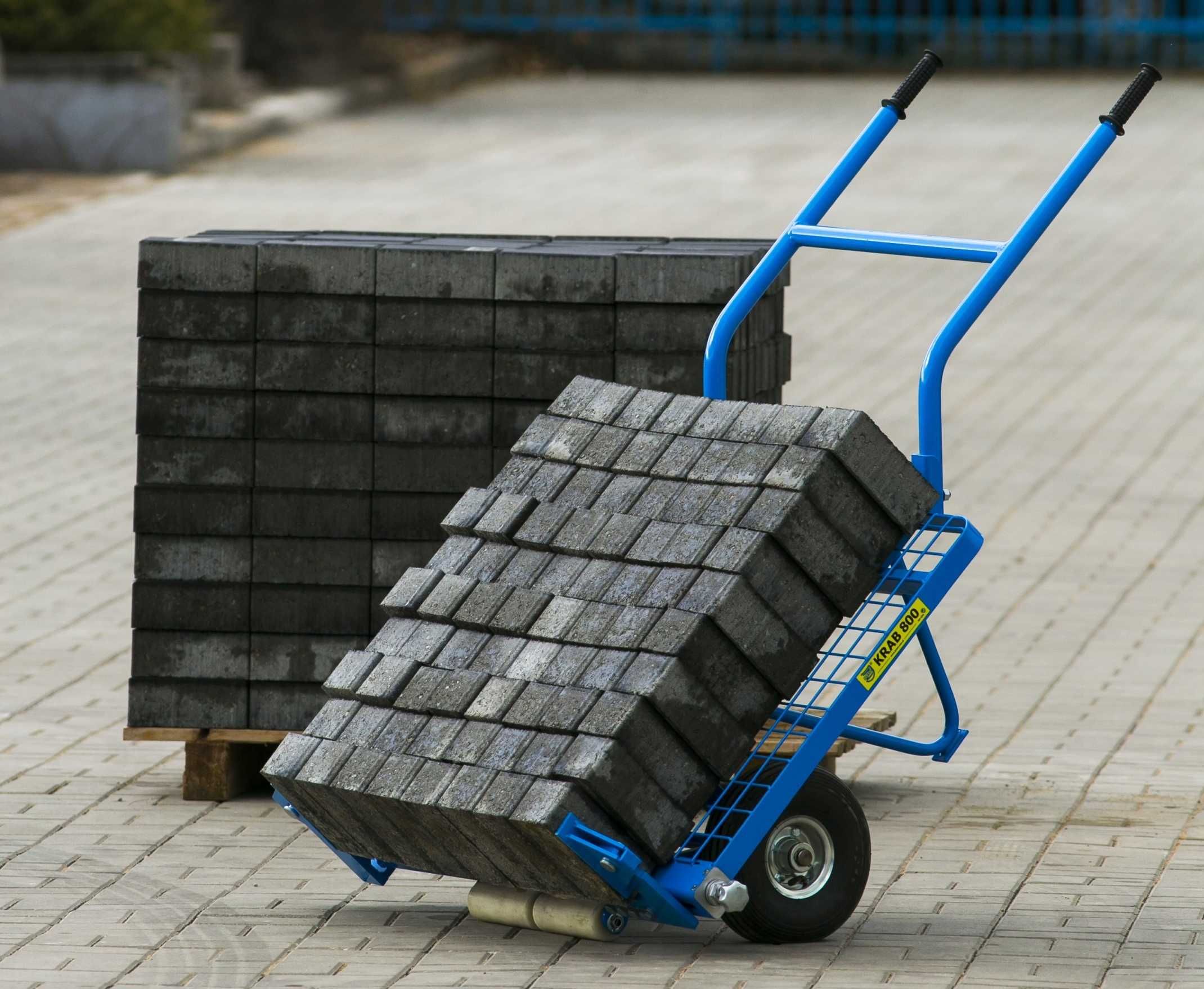 WÓZEK BRUKARSKI do kostki JAZON KRAB 1200 ładowność 350 KG