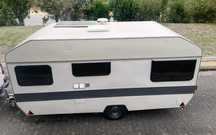 Caravana Vimara 450 de 1980, sem qualquer infiltração.