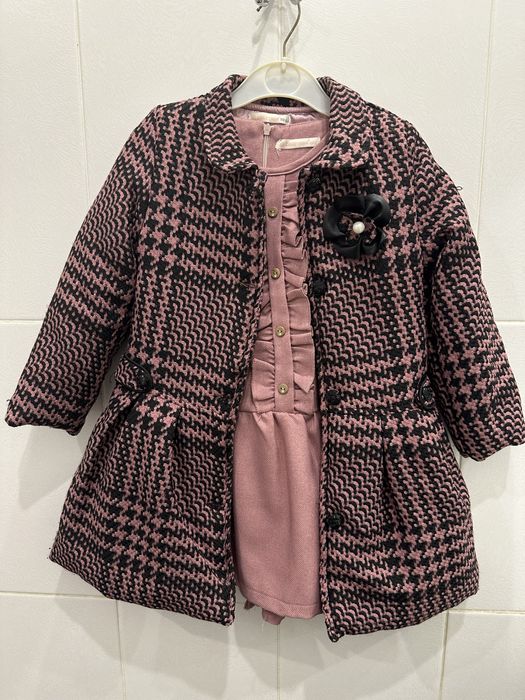 Пальто з сукнею для дівчинки