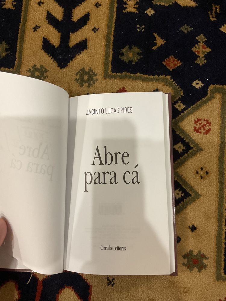 Livro Jacinto Lucas Pires - Abre para cá