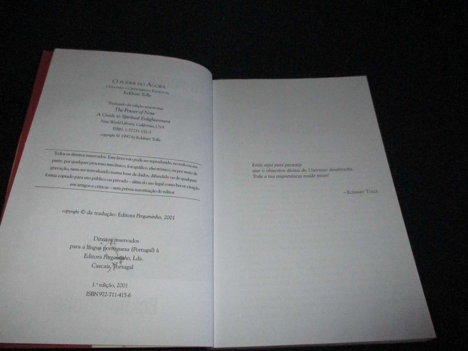 Livro O Poder do Agora Eckhart Tolle