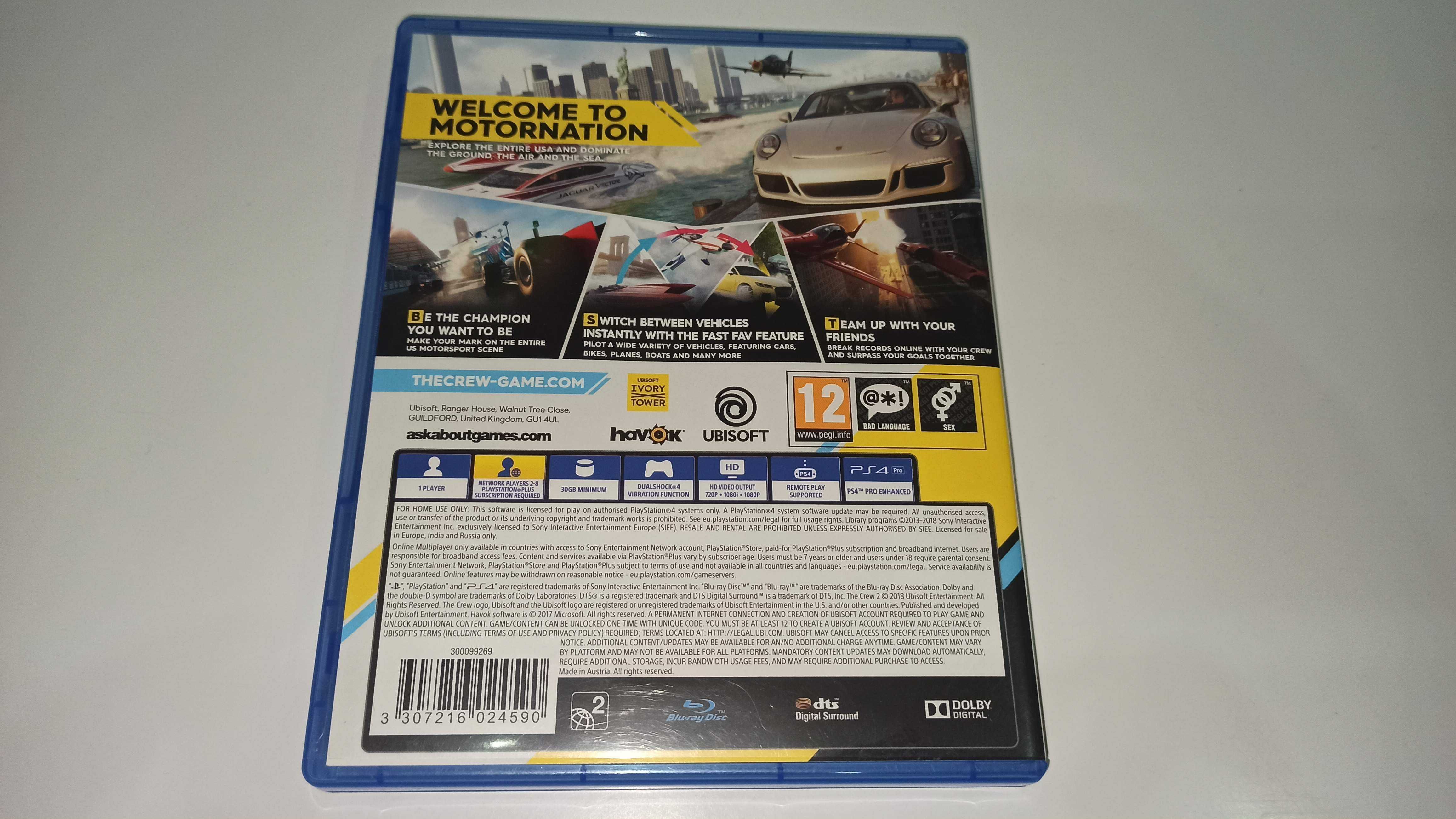 ps4 THE CREW 2 PL po polsku wyścigi jak forza horizon v1