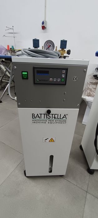 Gerador de vapor, caldeira Battistella, equipamentos de engomar