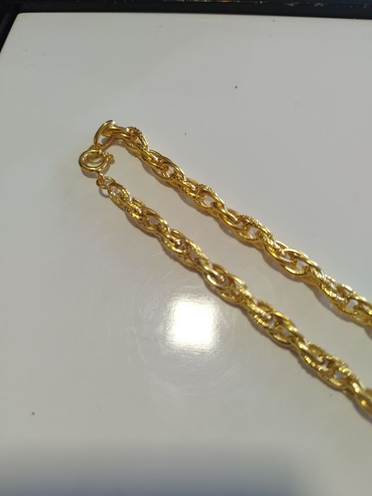 Fio dourado em prata 925