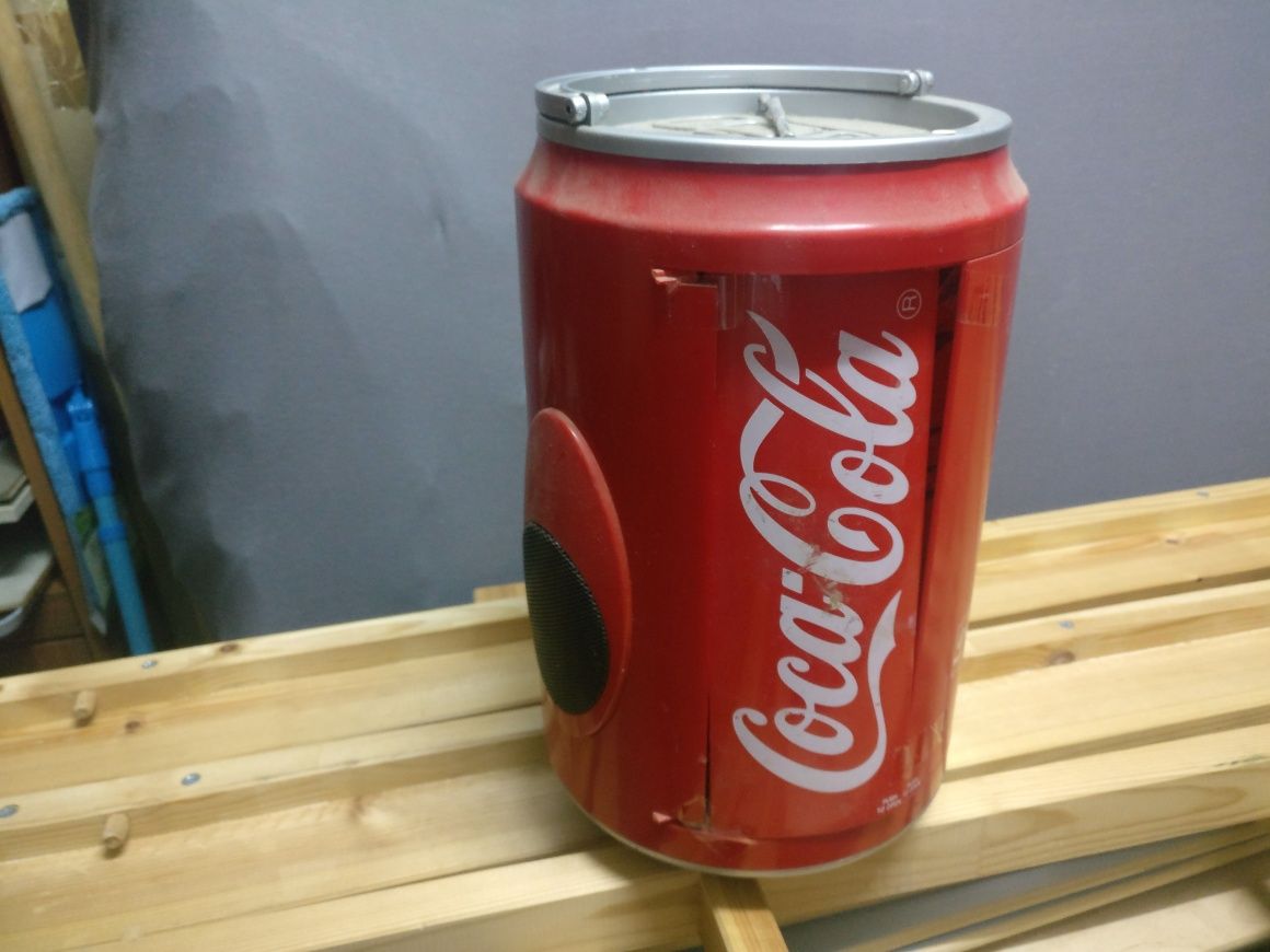 Lata rádio Coca-Cola coleção