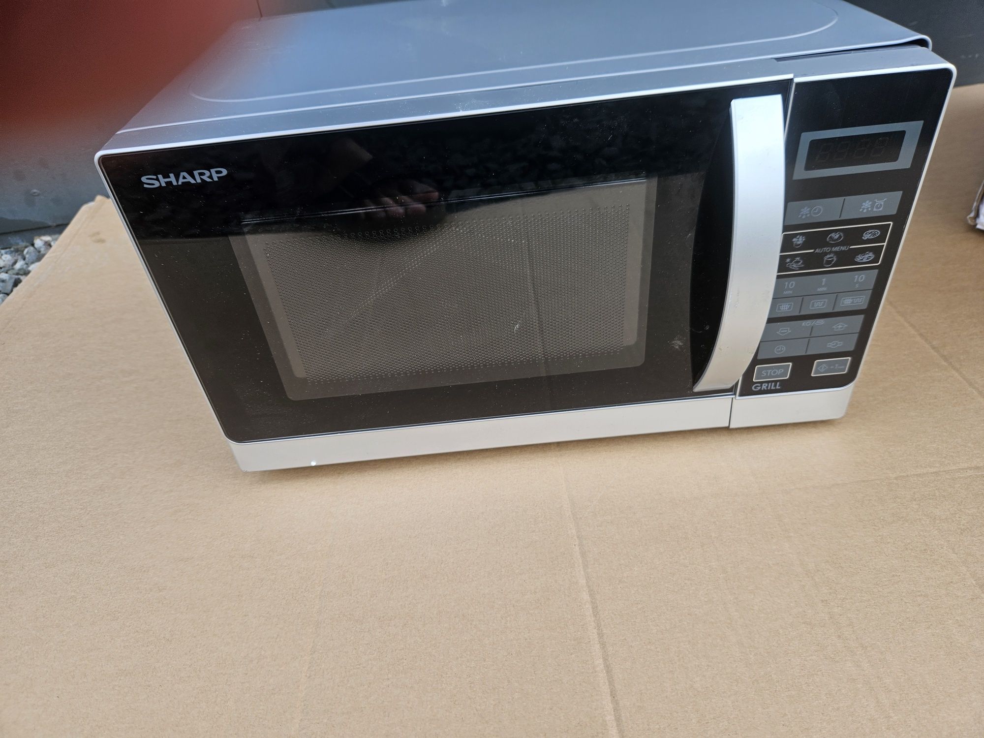 Мікрохвильовка sharp r642inw вживана з грилем