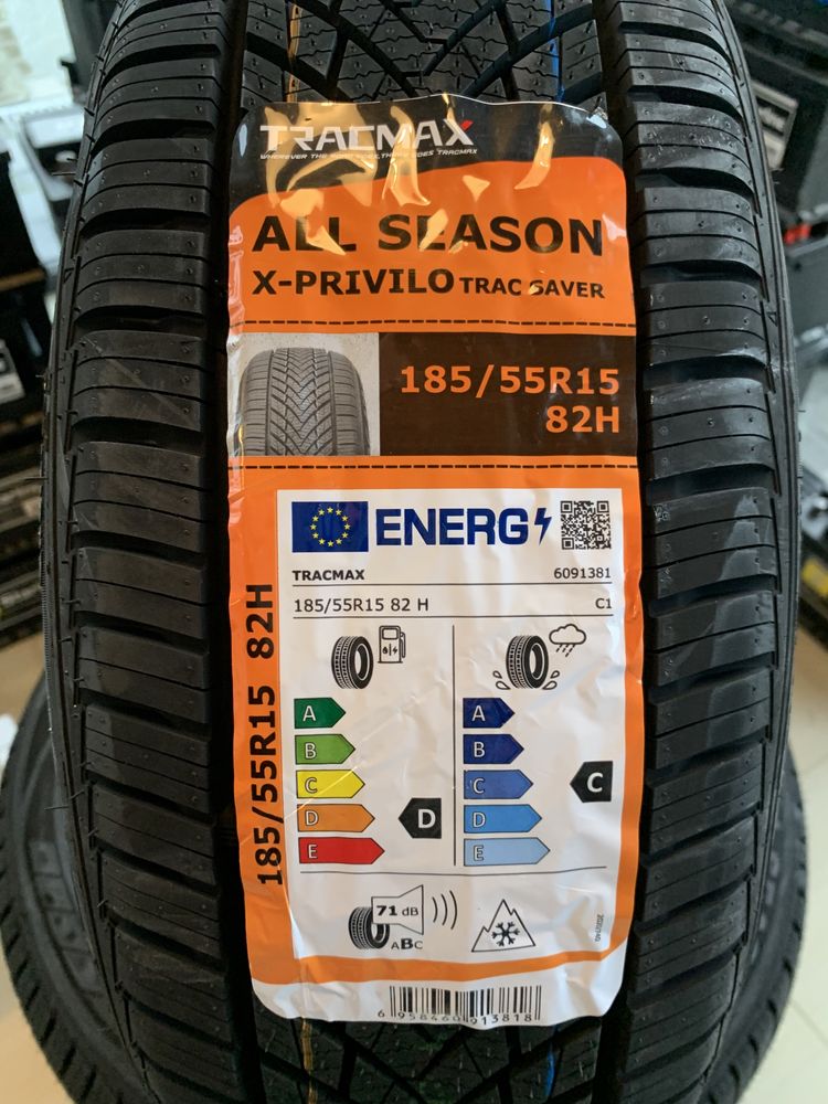 NOWE Opony opona wielosezonowa całoroczna wielosezon 185/55R15 TRACMAX