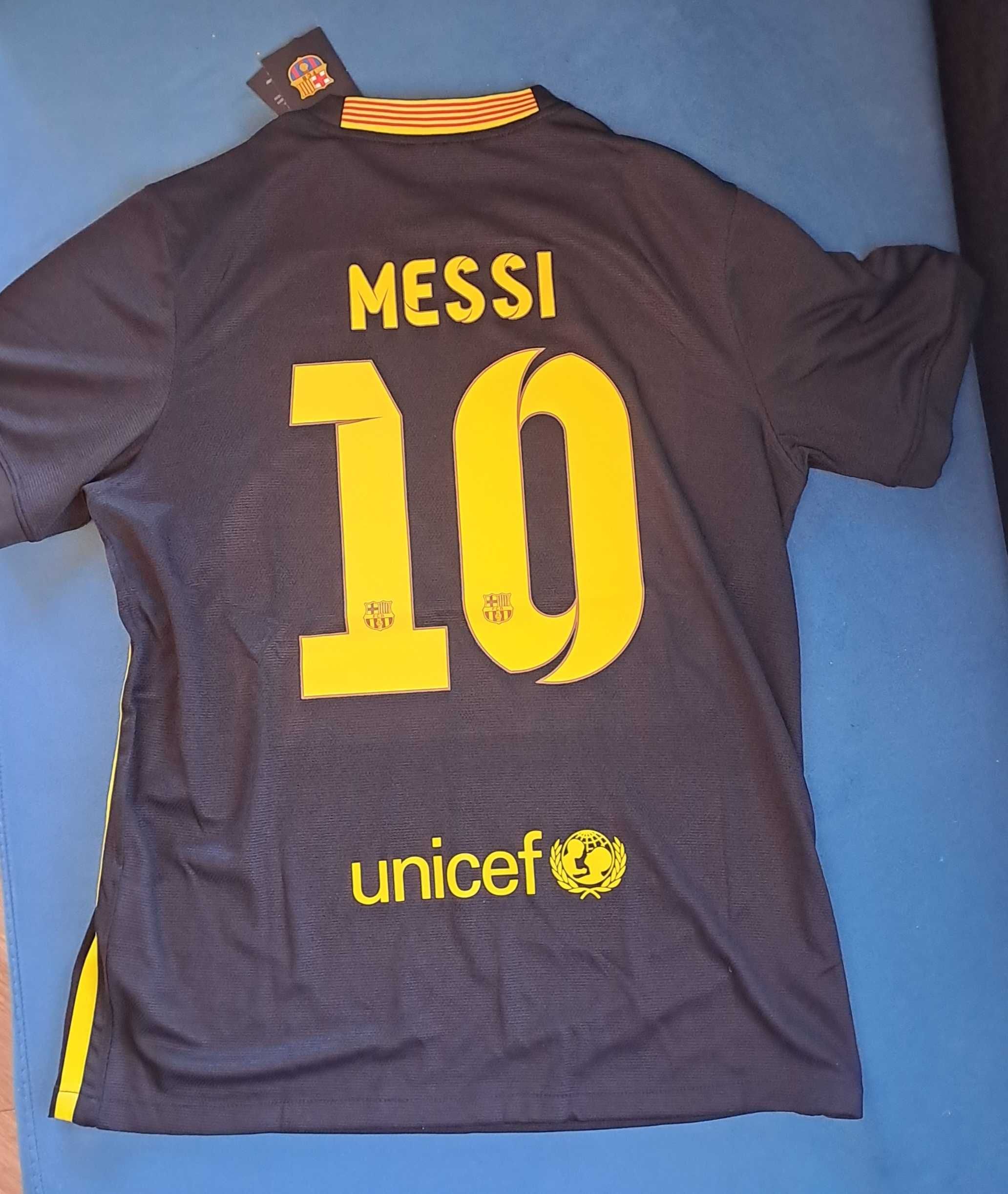 Nowa koszulka FC Barcelona, model retro, 2013/14, wyjazd, #10 Messi XL