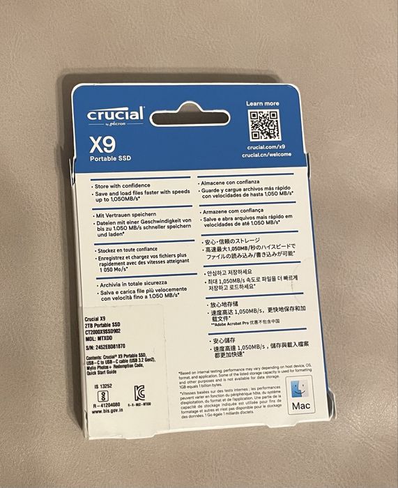 Dysk x9 ssd 2tb