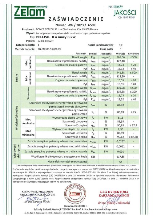 Kocioł Piec z podajnkiem na pellet PELLPAL 8 KW - 5 KLASA do 100m2