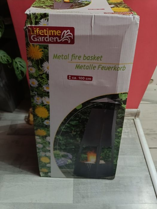 Piec tarasowy kominek