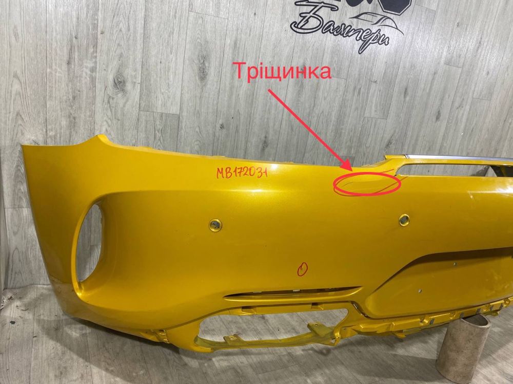 Бампер задний Mercedes AMG GT C190 / 2017 2018 2019 2020 2021 г./