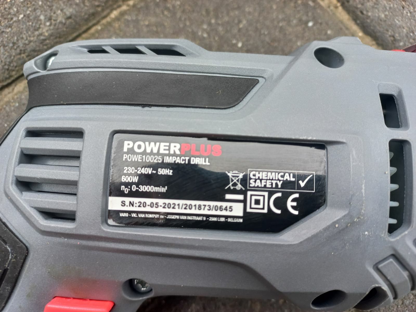 Дрелька powerpluspowe10025 ударна дрель