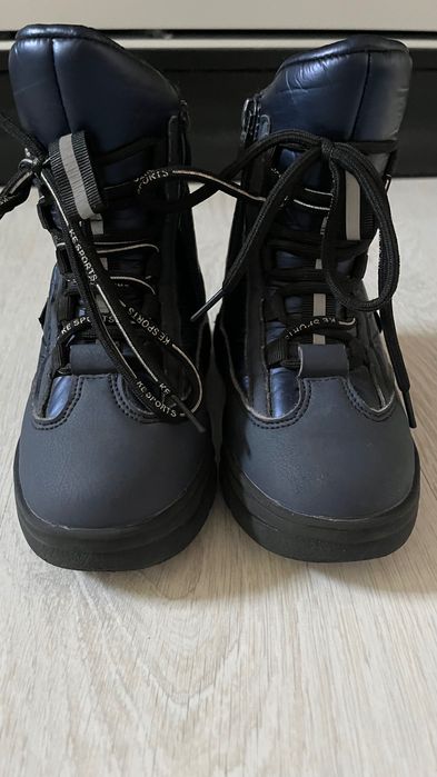 БроньТеплі дитячі зимові термо черевики водонепроникні на овчині